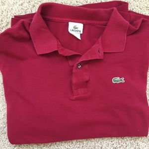 Large Long-sleeve Men’s Lacoste Polo